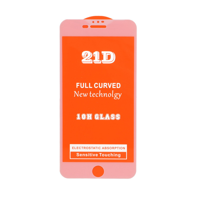 گلس شیشه ای تمام صفحه ساده iphone 7plus-8plus