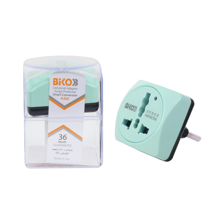 تبدیل و محافظ برق 3 به 2 BIKO مدل A88