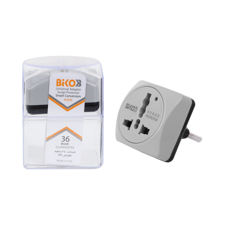 تبدیل و محافظ برق 3 به 2 BIKO مدل A88