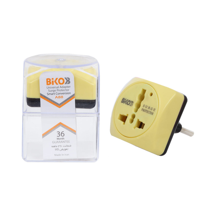 تبدیل و محافظ برق 3 به 2 BIKO مدل A88