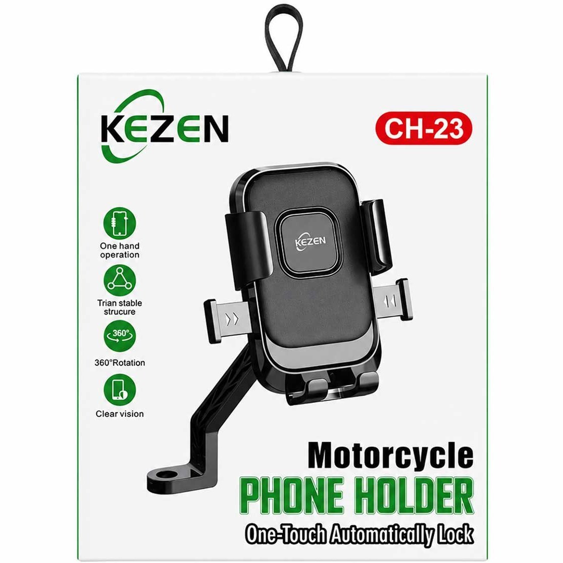 هولدر موتورسیکلت و دوچرخه KEZEN (نصب آسان با یک پیچ)