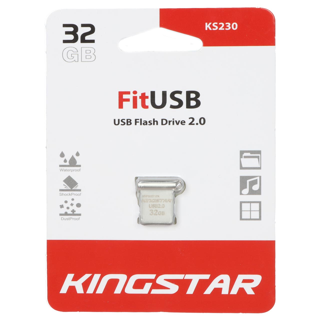 فلش 32 گیگ USB2.0 کینگستار مدل KS230