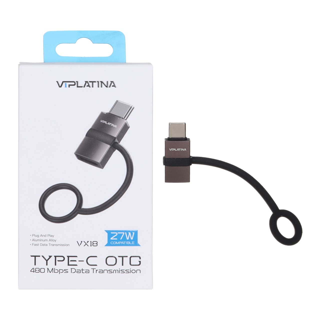 تبدیل Lightning به type-C ویپلاتینا مدل VX18 27W