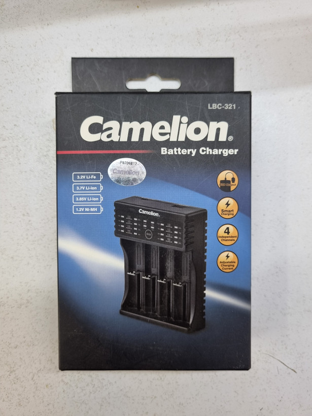 شارژر باطری قلمی Camelion اصلی مدل LBC-321 (کارکرده)