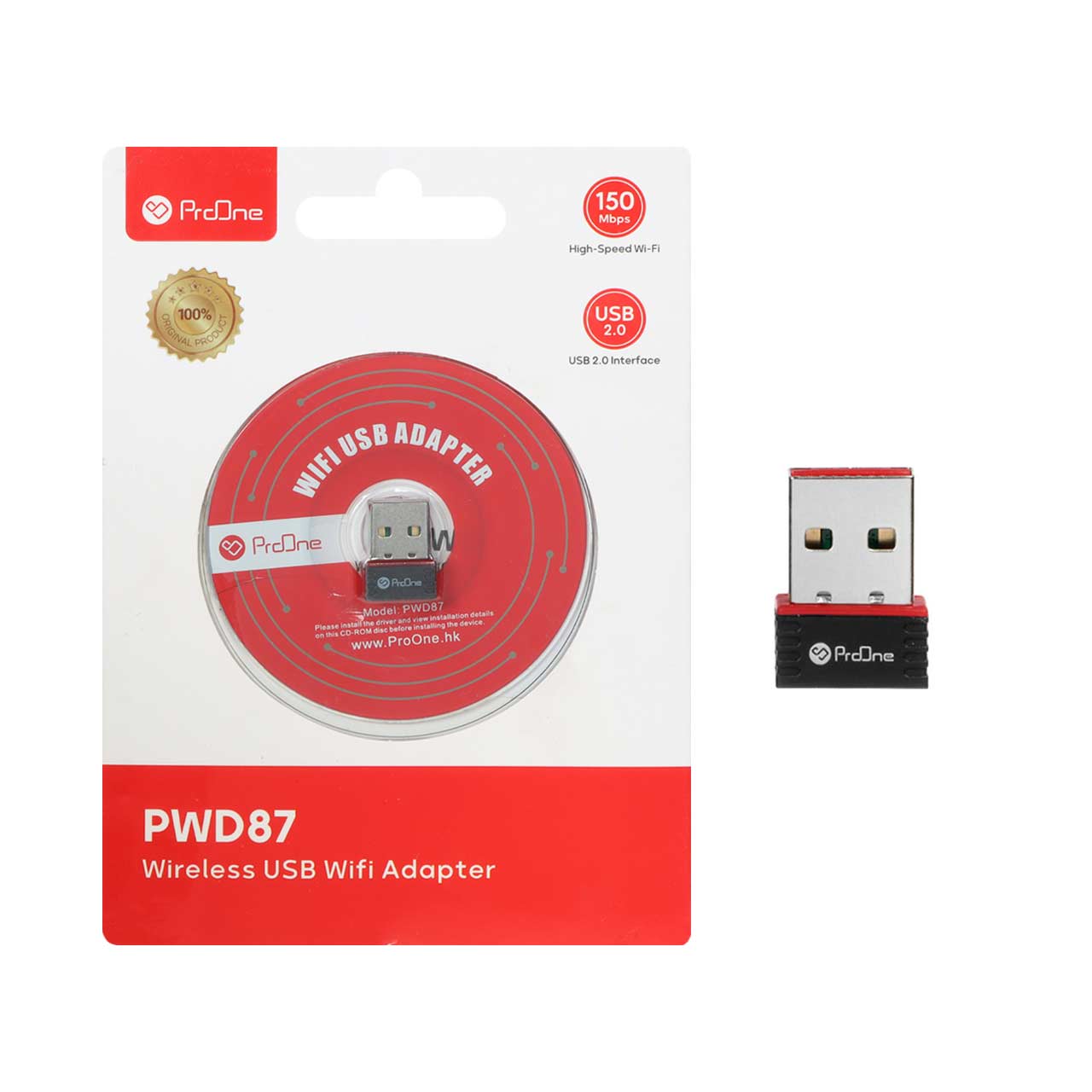 دانگل وایفای کامپیوتر Proone PWD87 usb2.0